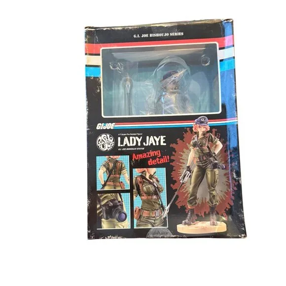 G.I. Joe Bishoujo Series Lady Jaye Collectible 1/7 Scale Pre-Painted Figure Stat - Picture 1 of 8